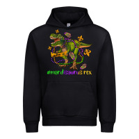 Black mardi saurus rex olivia Urban Hoodie - OliviaCreatesArt