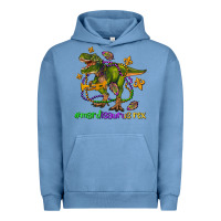 Pigment Pebble Blue mardi saurus rex olivia Urban Hoodie - OliviaCreatesArt
