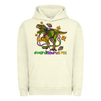 Pigment Pistachio mardi saurus rex olivia Urban Hoodie - OliviaCreatesArt