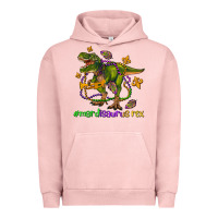 Pigment Salmon mardi saurus rex olivia Urban Hoodie - OliviaCreatesArt
