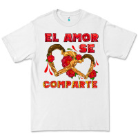 White el amor se comparte with churros Premium Tee - AdoDesignShop