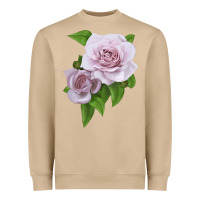 Mushroom Silver Lining Rose Heavyweight Sweatshirt - LillyAllenDesigns