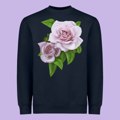 Silver Lining Rose Heavyweight Sweatshirt Designed By Lillyallendesigns
