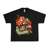 Black welcome gnome ladybug Urban Heavy Tee - BarkalooDesign