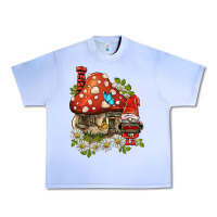 Grape Ice welcome gnome ladybug Urban Heavy Tee - BarkalooDesign