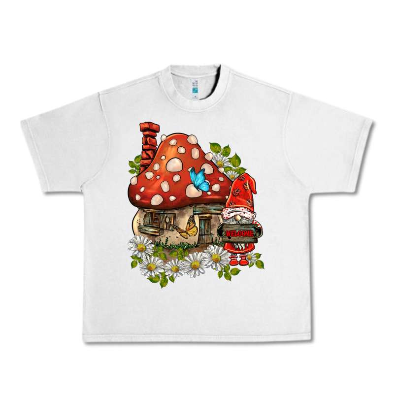 Welcome Gnome Ladybug Urban Heavy Tee by BarkalooDesign | Teevron