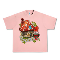 Salmon welcome gnome ladybug Urban Heavy Tee - BarkalooDesign