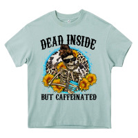 Arona dead inside but caffeinated Heavy Core Tee - Zillion Design Studio