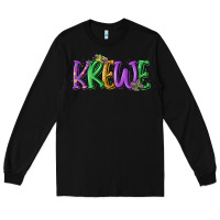 Black mardi gras krewe Long Sleeve Tee - MaliasSmallBusiness