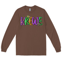 Chestnut mardi gras krewe Long Sleeve Tee - MaliasSmallBusiness