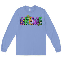 Colony Blue mardi gras krewe Long Sleeve Tee - MaliasSmallBusiness