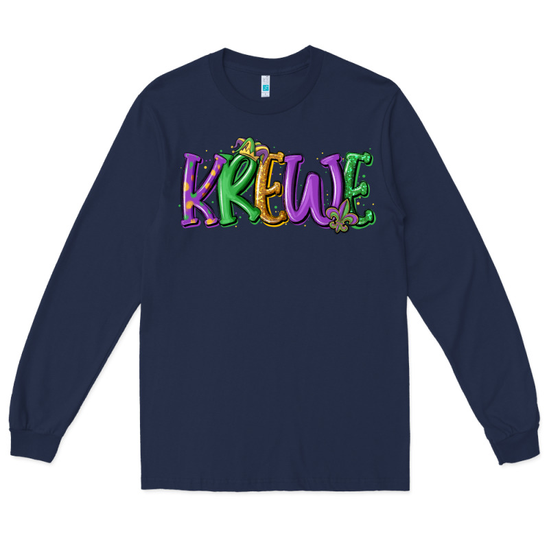 Mardi Gras Krewe Long Sleeve Tee by MaliasSmallBusiness | Teevron