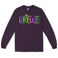 Plum mardi gras krewe Long Sleeve Tee - MaliasSmallBusiness