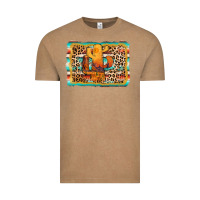 Vintage Coffee cactus western leopard Vintage Tee - AdoDesignShop