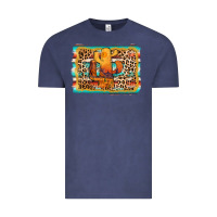 Vintage Denim cactus western leopard Vintage Tee - AdoDesignShop