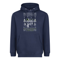 Navy Merry Christmas Heavyweight Hoodie - Bettercallsaul