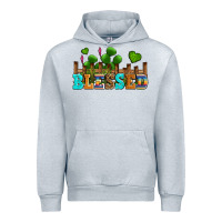 Heather Grey blessed olivia Urban Hoodie - OliviaCreatesArt