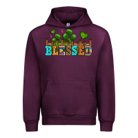 Mauve Wine blessed olivia Urban Hoodie - OliviaCreatesArt