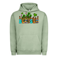 Pigment Oil Green blessed olivia Urban Hoodie - OliviaCreatesArt