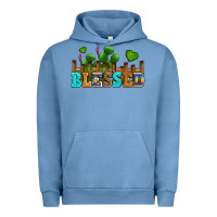 Pigment Pebble Blue blessed olivia Urban Hoodie - OliviaCreatesArt