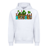 White blessed olivia Urban Hoodie - OliviaCreatesArt
