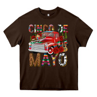 Chocolate Brown Cinco de Mayo Truck Heavy Core Tee - texasbilliewilder