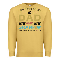 Antique Gold i have two titles dad and grandpa Premium Sweatshirt - Bettercallsaul
