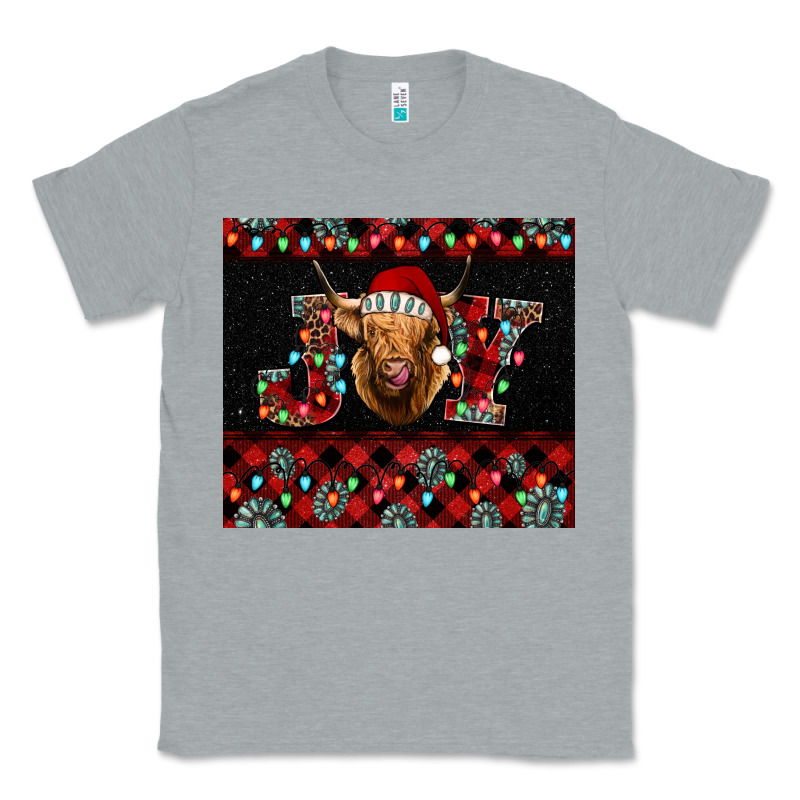 Highland Cow Joy Christmas Tumbler Classic Tee by Jasminsmagicworld | Teevron