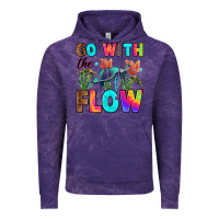 Cloud Purple go with the flow Vintage Hoodie - RanaPortraitStore