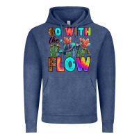 Vintage Denim go with the flow Vintage Hoodie - RanaPortraitStore