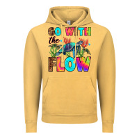 Vintage Mustard go with the flow Vintage Hoodie - RanaPortraitStore