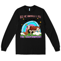 Black buy me animals malia Long Sleeve Tee - MaliasSmallBusiness