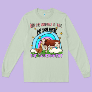 Buy Me Animals Malia Long Sleeve Tee Designed By Maliassmallbusiness