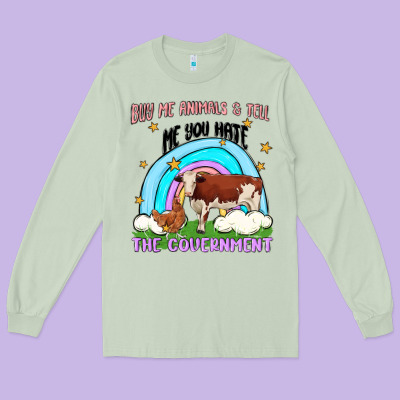 Buy Me Animals Malia Long Sleeve Tee Designed By Maliassmallbusiness