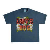 Midnight Navy ladybug love bug Urban Heavy Tee - BarkalooDesign
