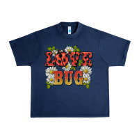 Navy ladybug love bug Urban Heavy Tee - BarkalooDesign