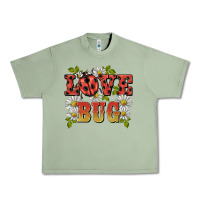 Oil Green ladybug love bug Urban Heavy Tee - BarkalooDesign