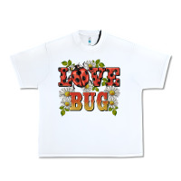 White ladybug love bug Urban Heavy Tee - BarkalooDesign