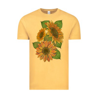 Vintage Mustard sunflowers b Vintage Tee - Artiststas