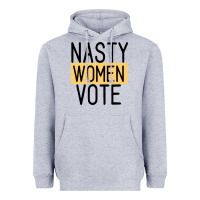 Heather Grey Nasty Women Vote Heavyweight Hoodie - Bettercallsaul