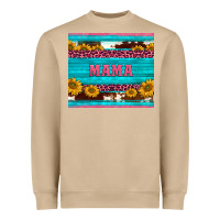 Mushroom cowhide leopard sunflowers mama Heavyweight Sweatshirt - BarkalooDesign