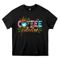 Black coffee please Heavy Core Tee - Zillion Design Studio