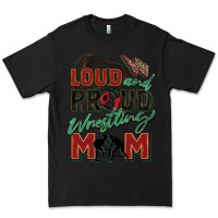 Black loud and proud wrestling mom Premium Tee - Zillion Design Studio