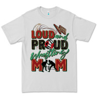 Dove Grey loud and proud wrestling mom Premium Tee - Zillion Design Studio