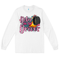 White dibs on the driver Long Sleeve Tee - JahusDesignShop