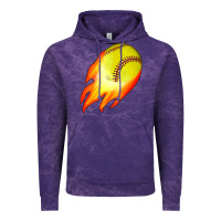 Cloud Purple softball Vintage Hoodie - JahusDesignShop