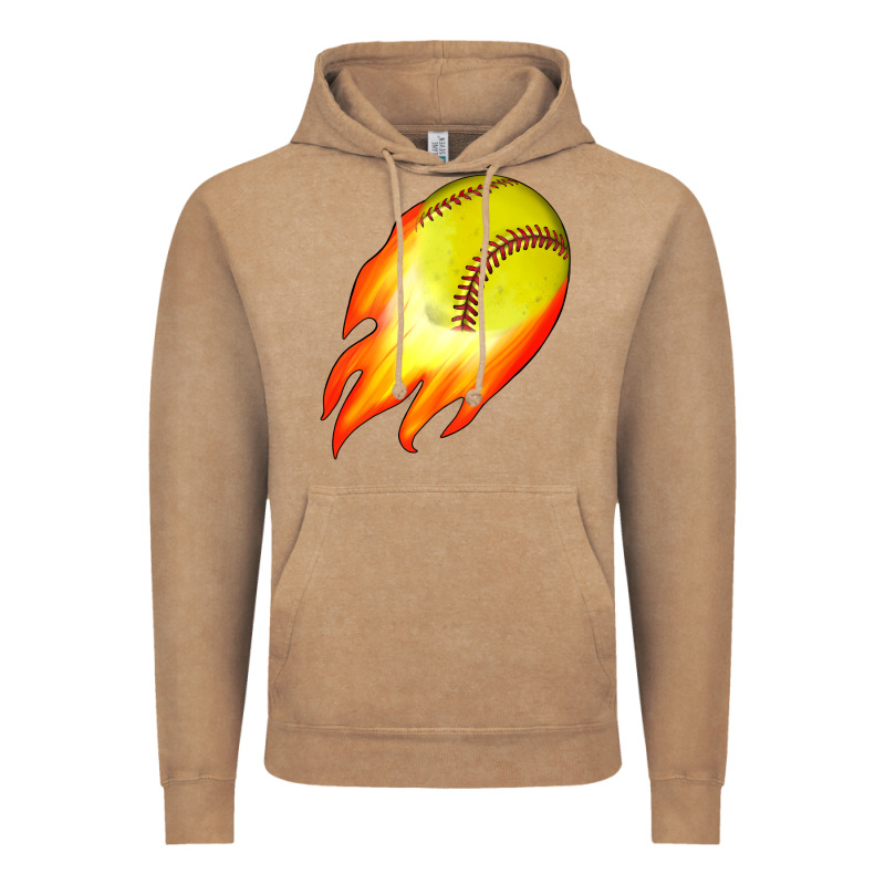 Softball Vintage Hoodie by JahusDesignShop | Teevron
