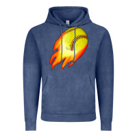 Vintage Denim softball Vintage Hoodie - JahusDesignShop