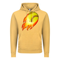 Vintage Mustard softball Vintage Hoodie - JahusDesignShop