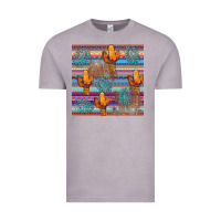 Vintage Zinc cactus gemstone seamless Vintage Tee - AdoDesignShop